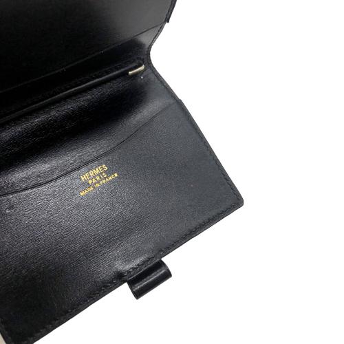 HERMES (エルメス) 手帳カバー ブラック ペン付き アジェンダPM ◎C