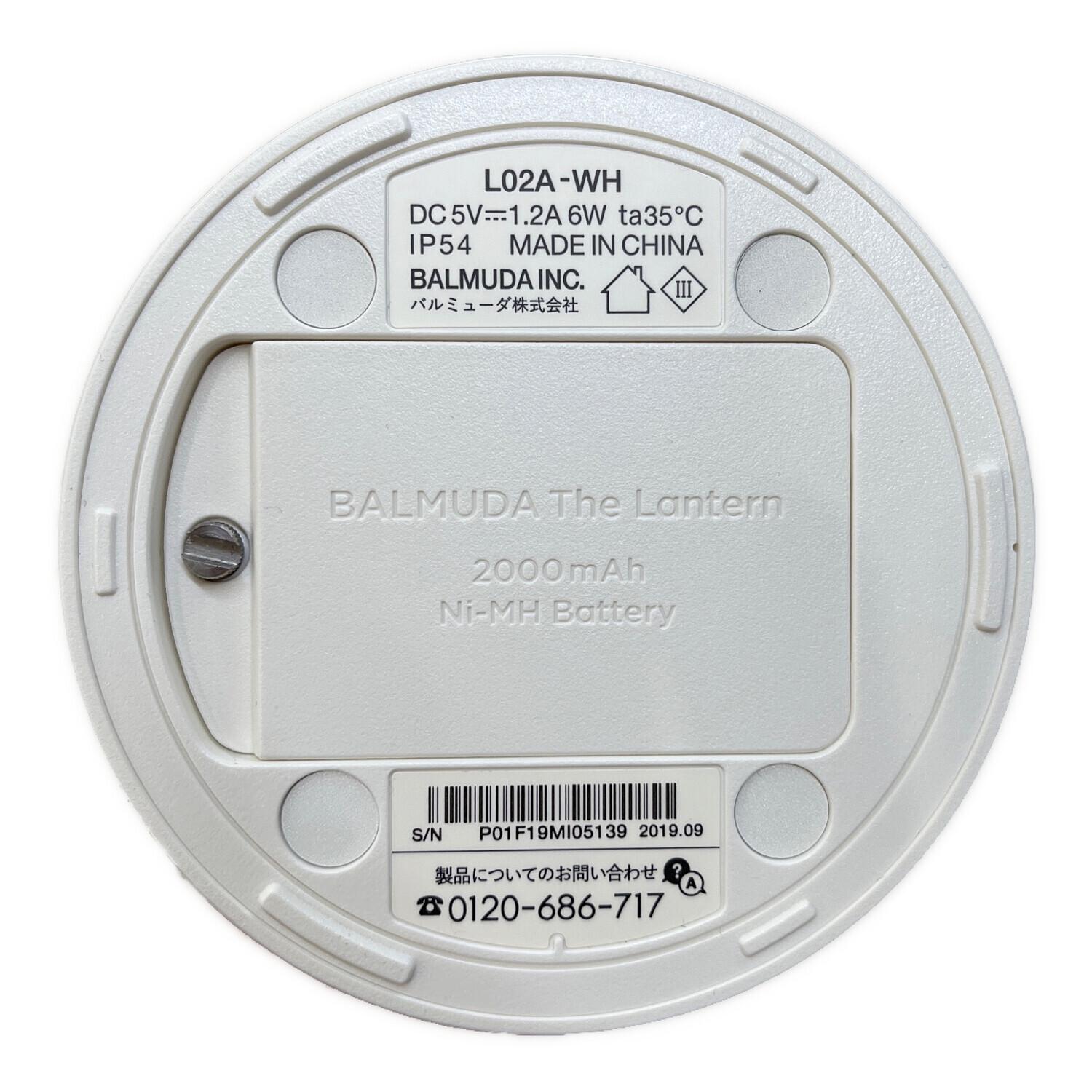 BALMUDA The Lantern LEDランタン L02A-WH ホワイト｜トレファクONLINE