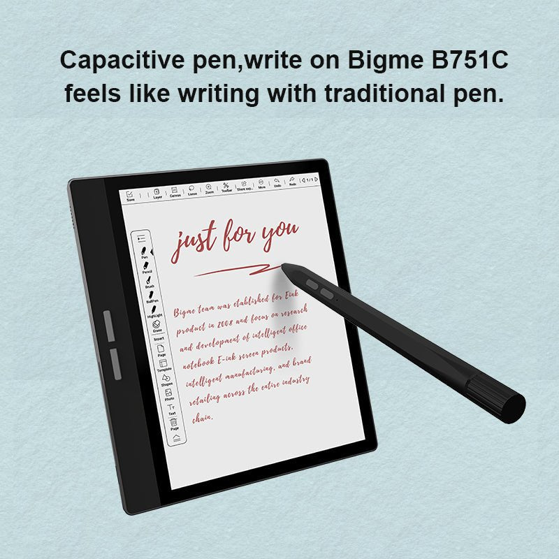 Bigme 7'' B751C Cheapest kaleido 3 Color Eink notepad with free