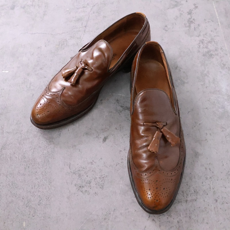 アレンエドモンズ アメリカ製 レザーシューズ 革靴 茶色 ブラウン