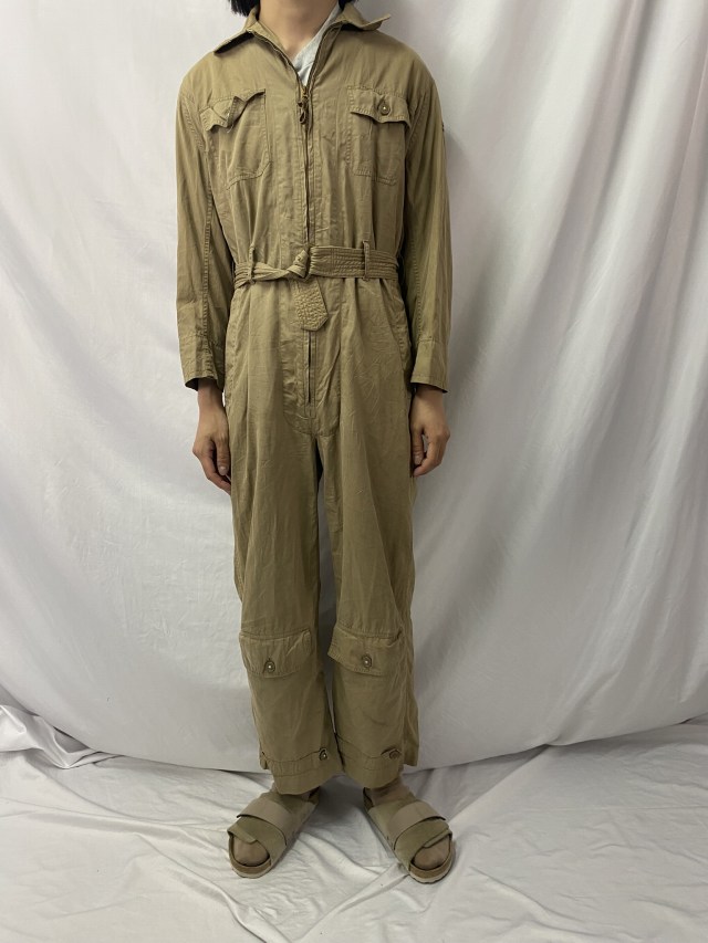 40年代 40s コの字 オールインワン ジャンプスーツ つなぎ ミリタリー
