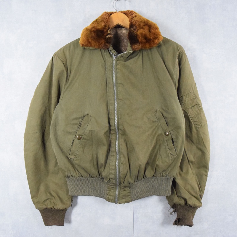 40s 40年代 USAAF B-15 フライトジャケット ボアジャケット ミリタリー