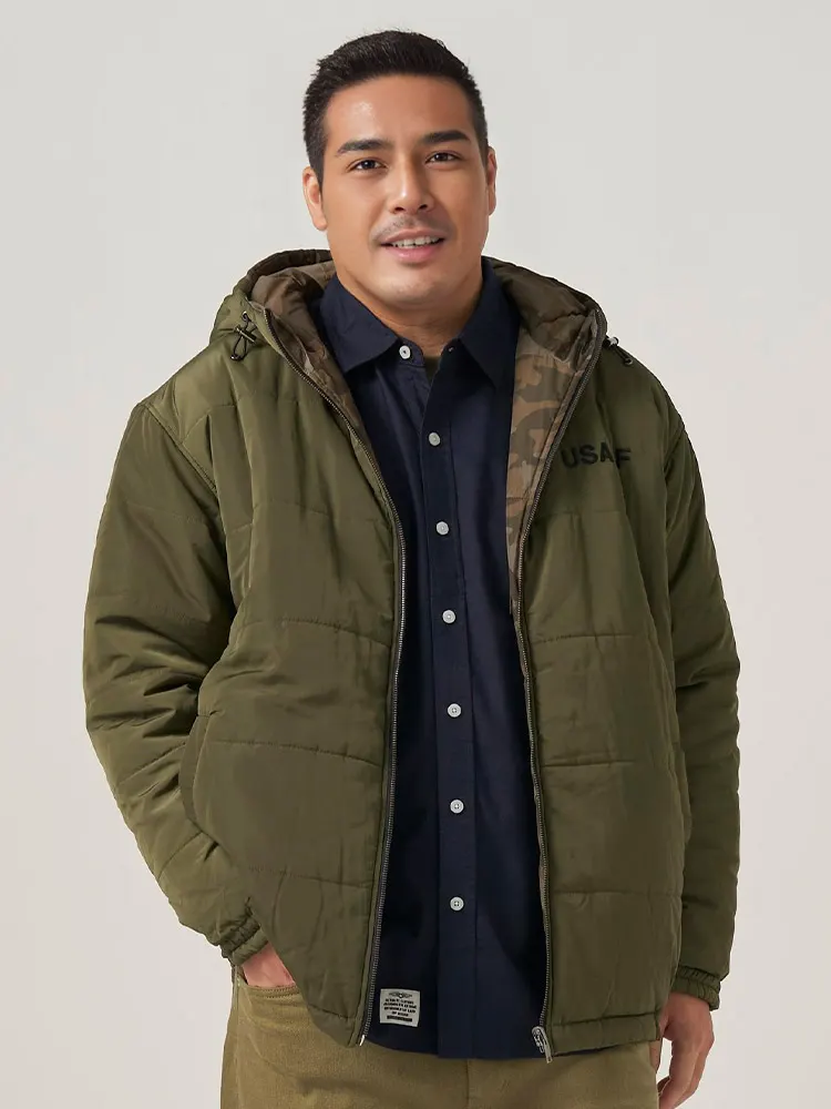 D．グリーン 【REDBERETS(レッドベレー)】撥水ファイバーダウンキルト