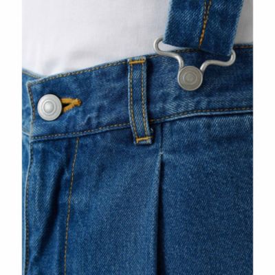 Whim Gazette(ウィム ガゼット)の【GEMINI】サスペンダーデニムパンツ