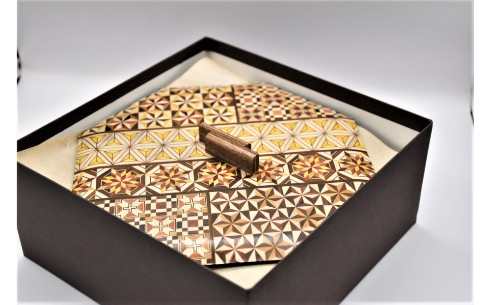 箱根寄木細工 菓子器 | 工芸品 装飾品 民芸品 木工品 寄木細工