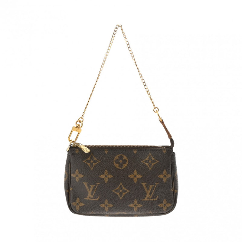 ルイヴィトンミニ ポシェット アクセソワール 14145 ブラウン