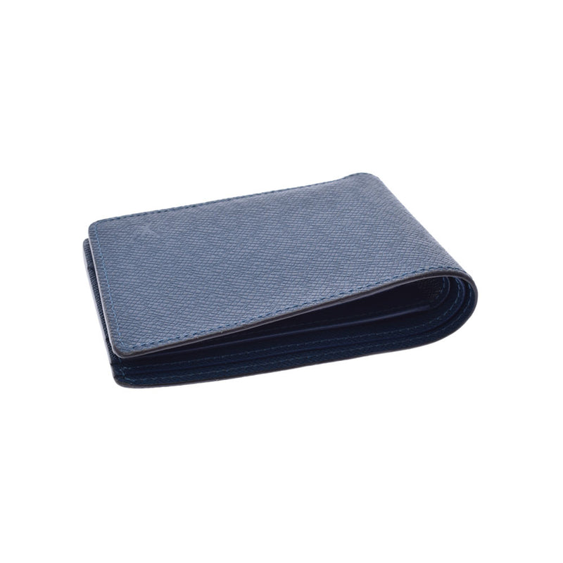 ルイヴィトンポルトフォイユ ミュルティプル 14136 青 メンズ タイガ