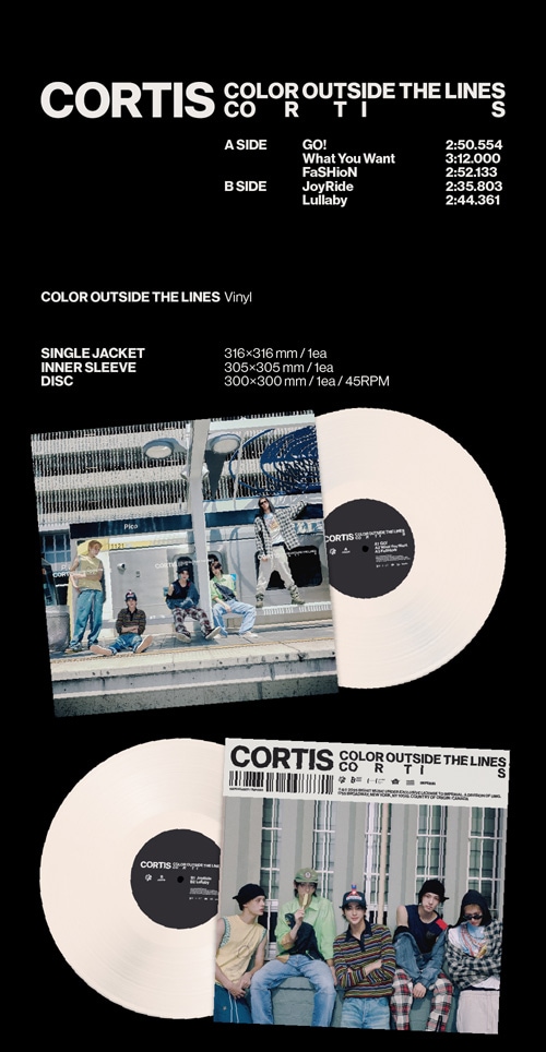 韓国音楽 CORTIS (コルティス) - 1st EP 「COLOR OUTSIDE THE LINES