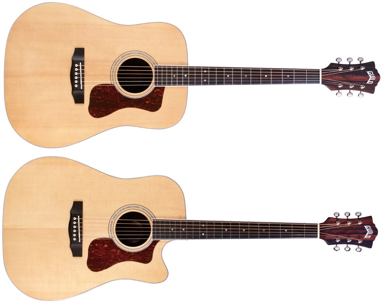 エレアコギター・ベース】GUILDからDELUXEシリーズ2機種、本格的な