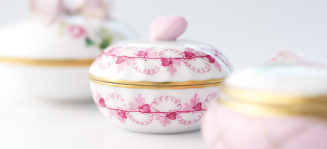 ウィーンの薔薇・シンプル] スクエアボックス ハートフレーム