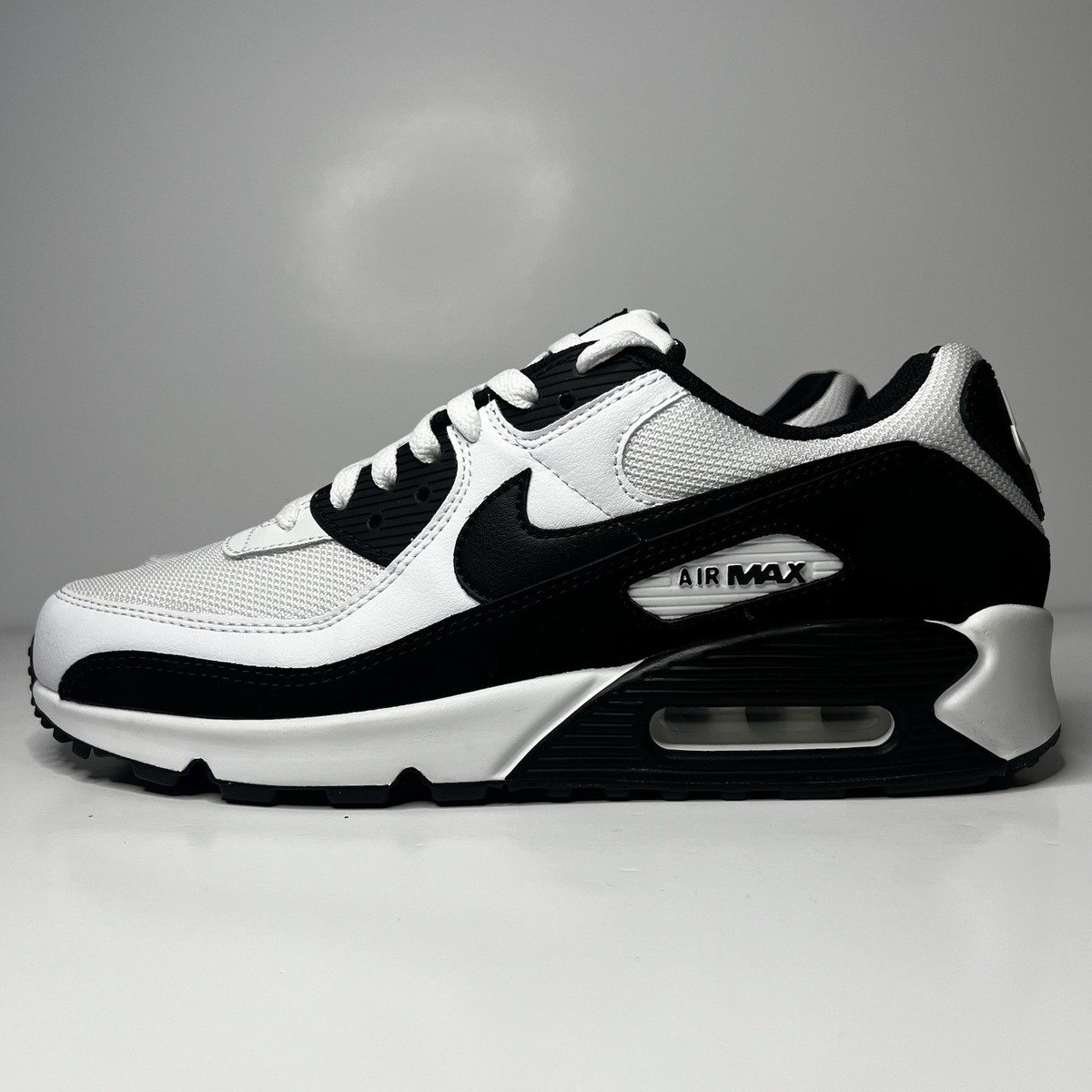 Nike Air Max 90 'Panda' Black White Sneakers, Size 10.5 BNIB