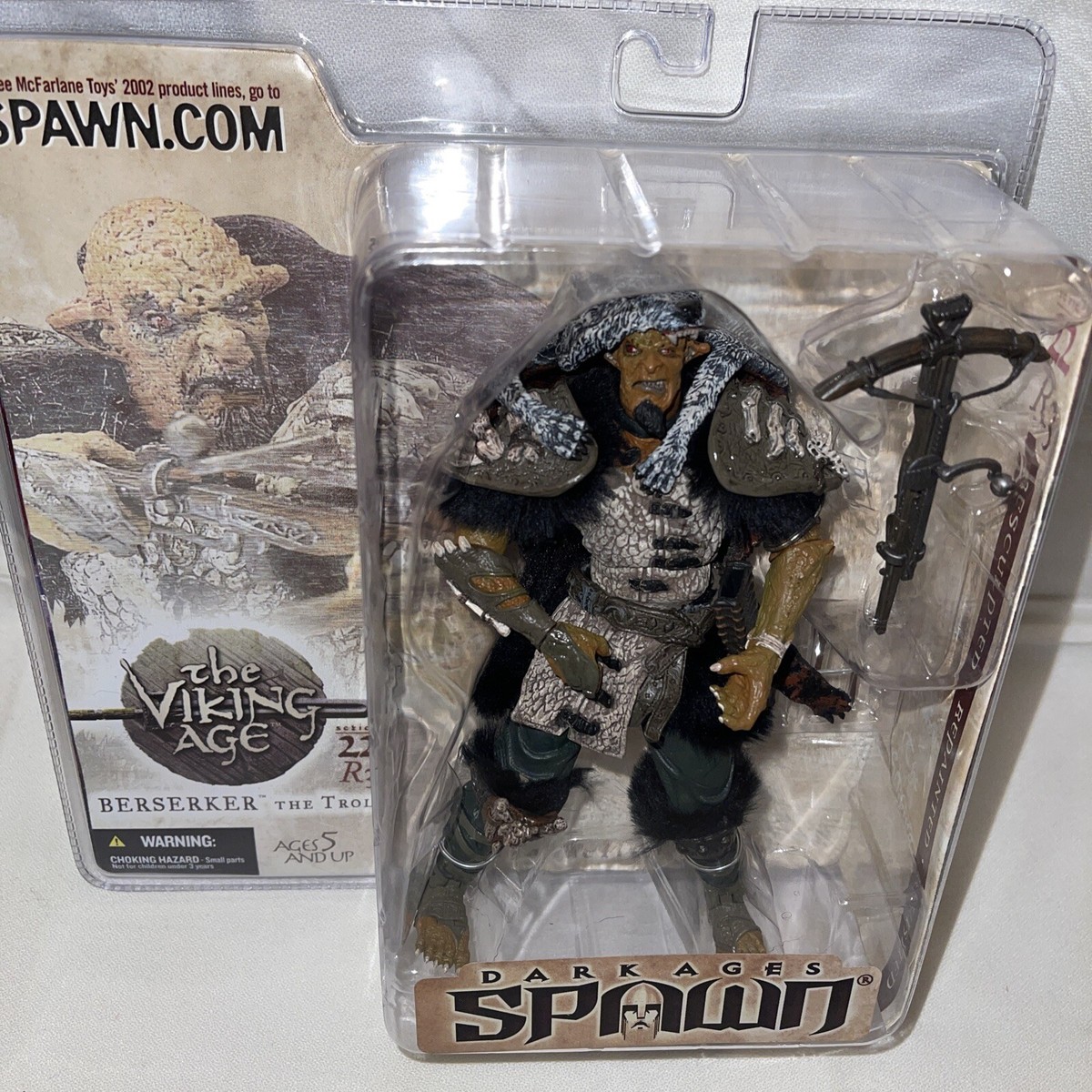 2002 McFarlane Toys Dark Ages Spawn Series 22 The Viking Age