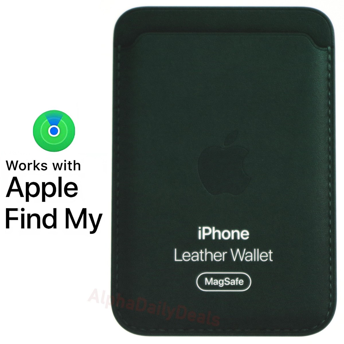 Genuine OEM Apple iPhone Leather Wallet Case with MagSafe Find My