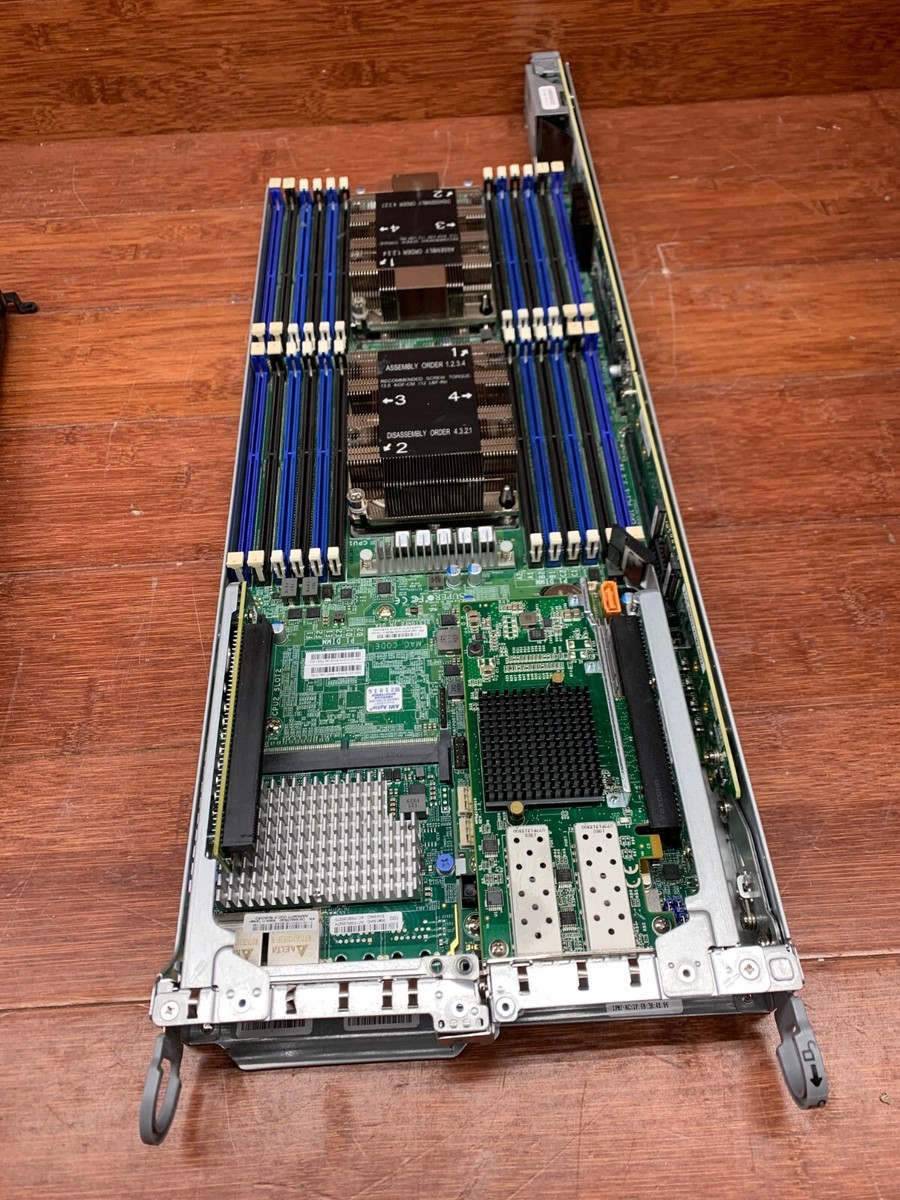 SuperMicro Nutanix X11DPT-B-G7-NI22 Node, For Quad Node Servers