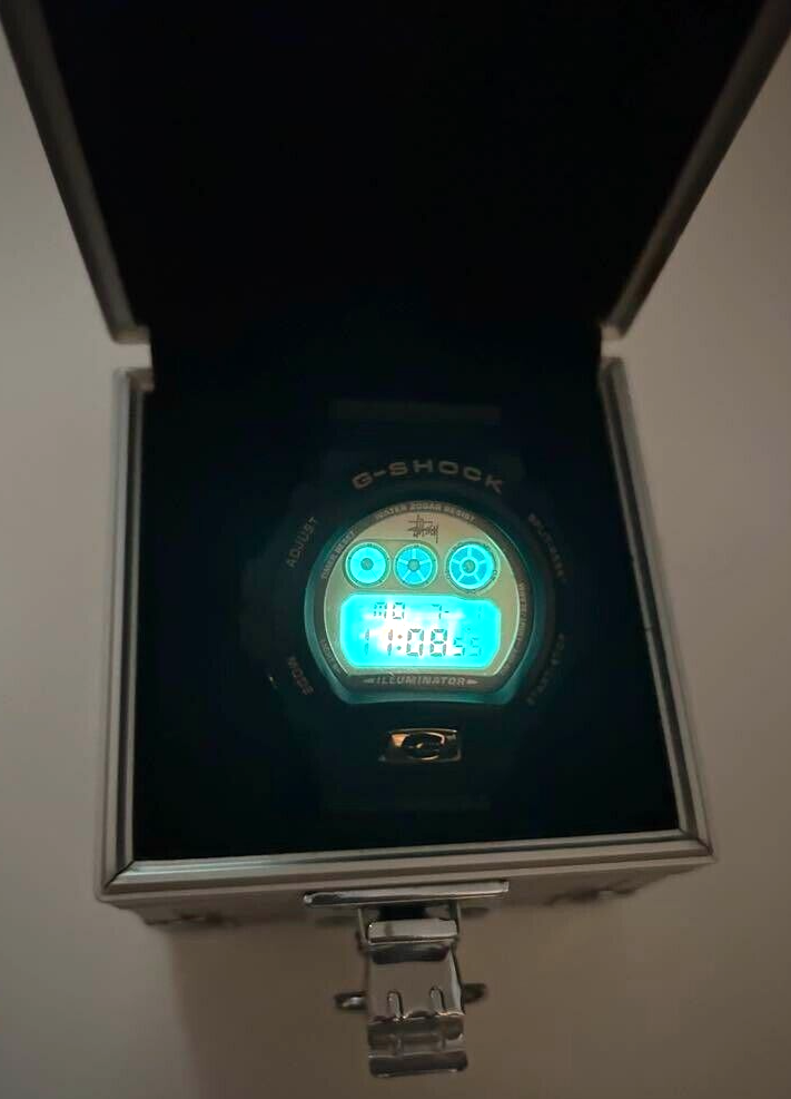 Stussy G-SHOCK DW6900 25th Anniversary Limited Edition Casio Watch