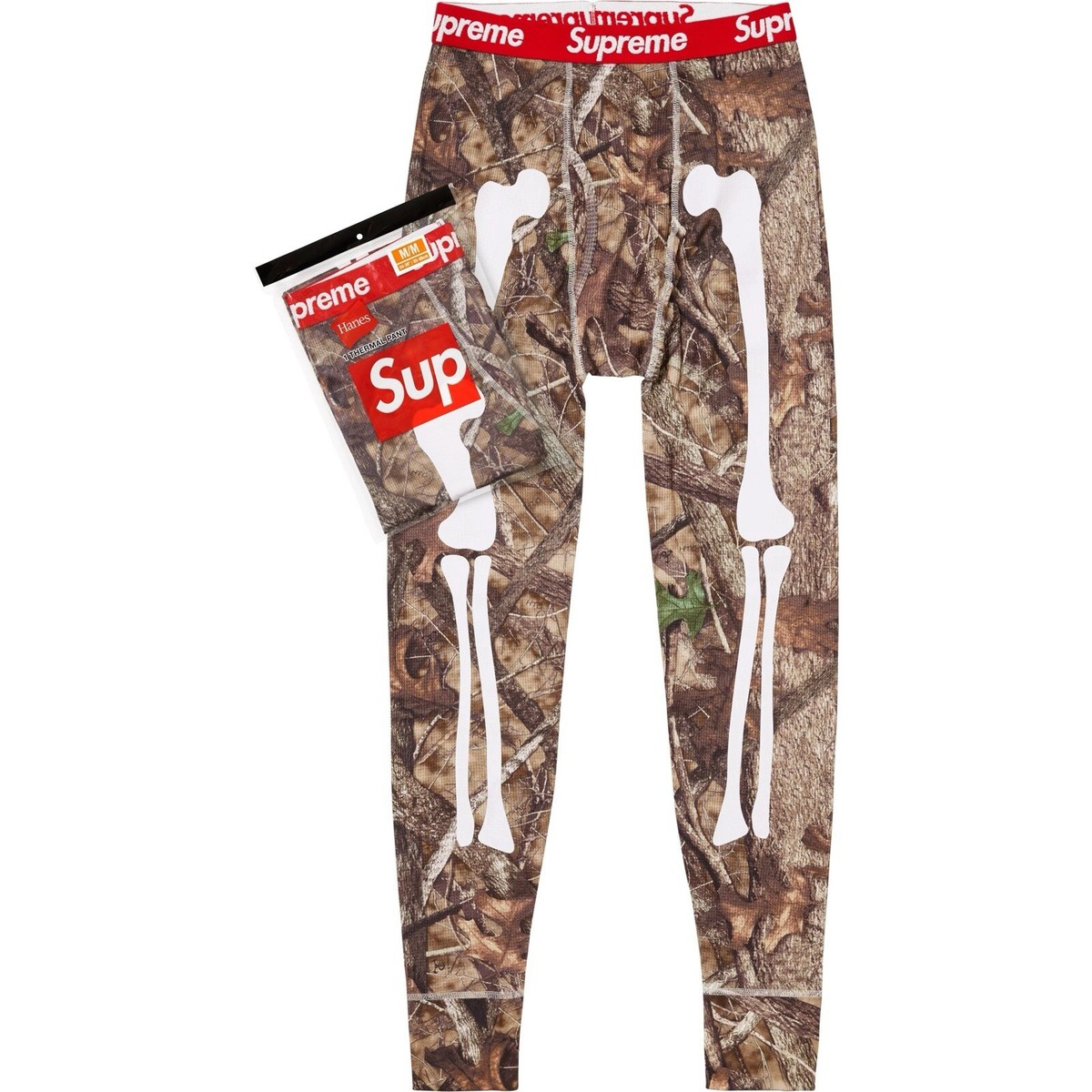 Supreme Hanes Bones Thermal Pant (1 Pack) Size XL TrueTimber® HTC