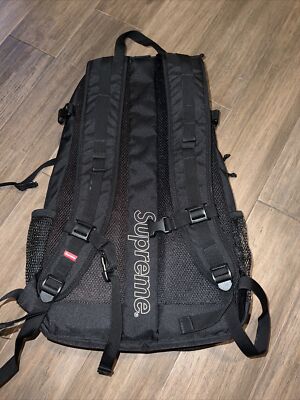 Supreme Backpack (SS20) Black 3m Lightly Used Read Description | eBay