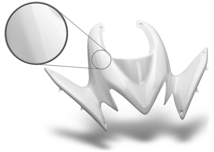 NEW SUZUKI LTZ400 Z400 KFX400 WHITE PLASTIC FRONT AND REAR FENDER