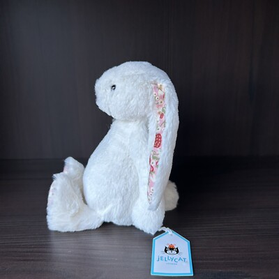 Jellycat Blossom Cream Berry Bunny Small - RARE - BNWT - Free
