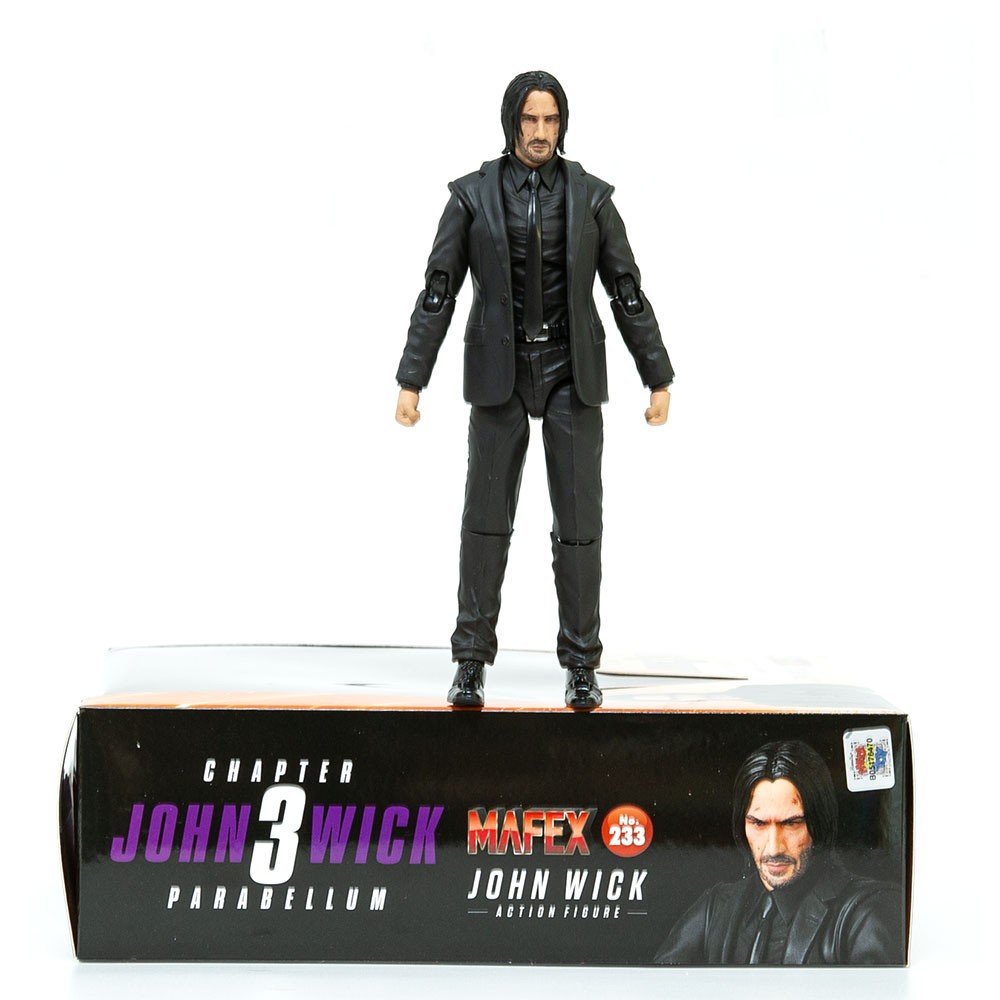 Medicom Toy JOHN WICK CHAPTER 3 Mafex No.233 Black Keanu Reeves