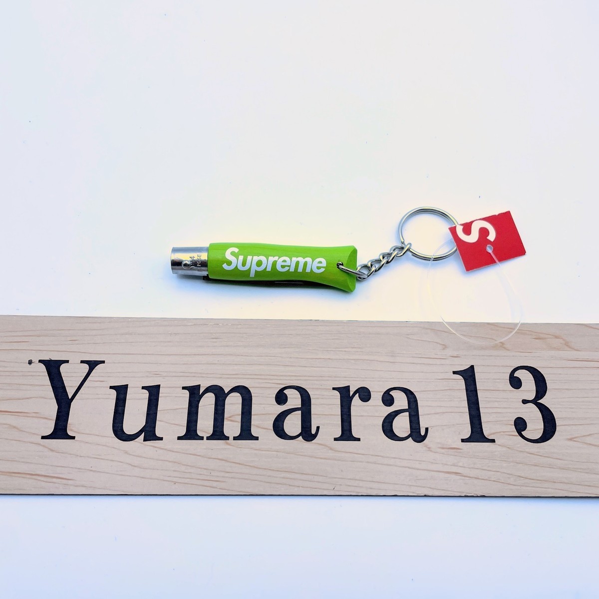 Supreme x Opinel No. 4 Knife Keychain Black Red Green 3colors FW25