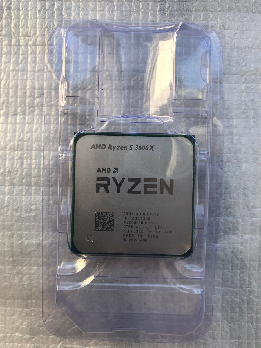 AMD Ryzen 5 3600X Gen3 6 Core AM4 OEM CPU/Processor with Wraith