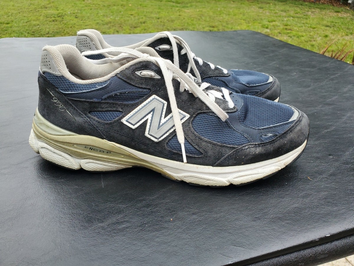 New Balance 990 Made in USA Sneaker Navy M990NV3 Size 10 - 2E