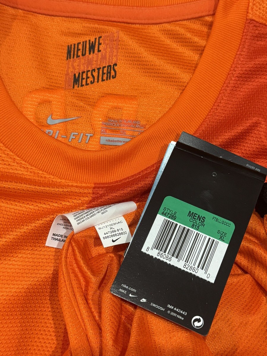 2012/13 Netherlands Home Jersey #11 Robben XL Nike Holland Soccer