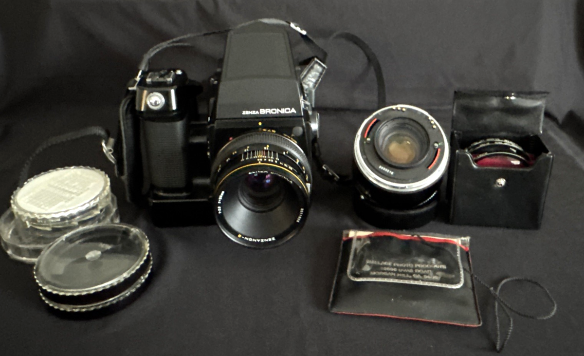 Zenza Bronica SQ-AM Camera with 80mm 1:2.8f and Tele-Converter S