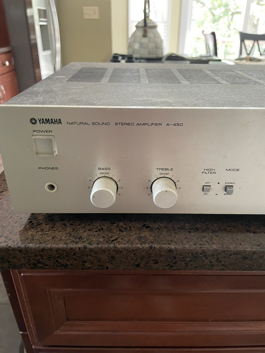 Yamaha Natural Sound Stereo Amplifier A-450 | eBay