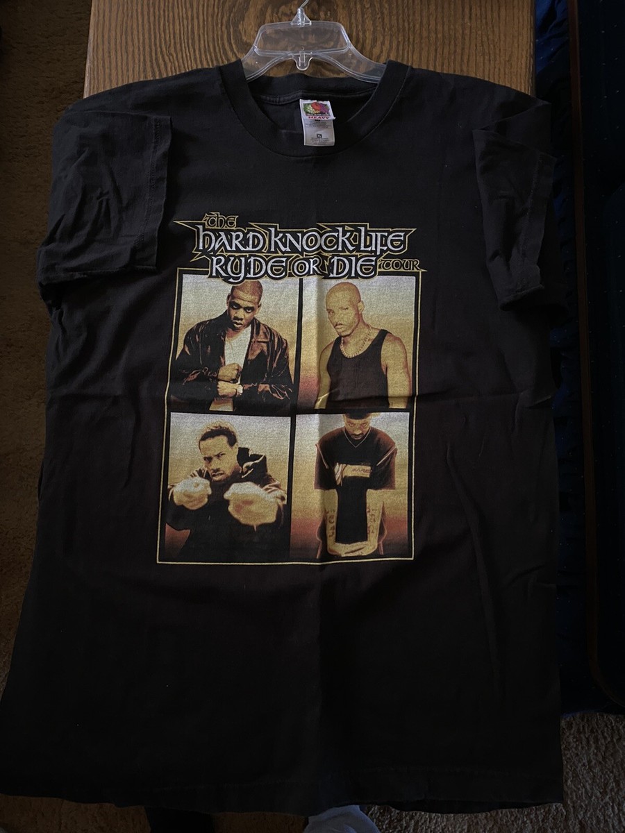 Vintage The Hard Knock Life Ryde Or Die Tour Rap T Shirt Jay Z DMX