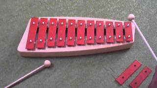 ゾノア社の鉄琴 メタルフォンNG10 - YouTube