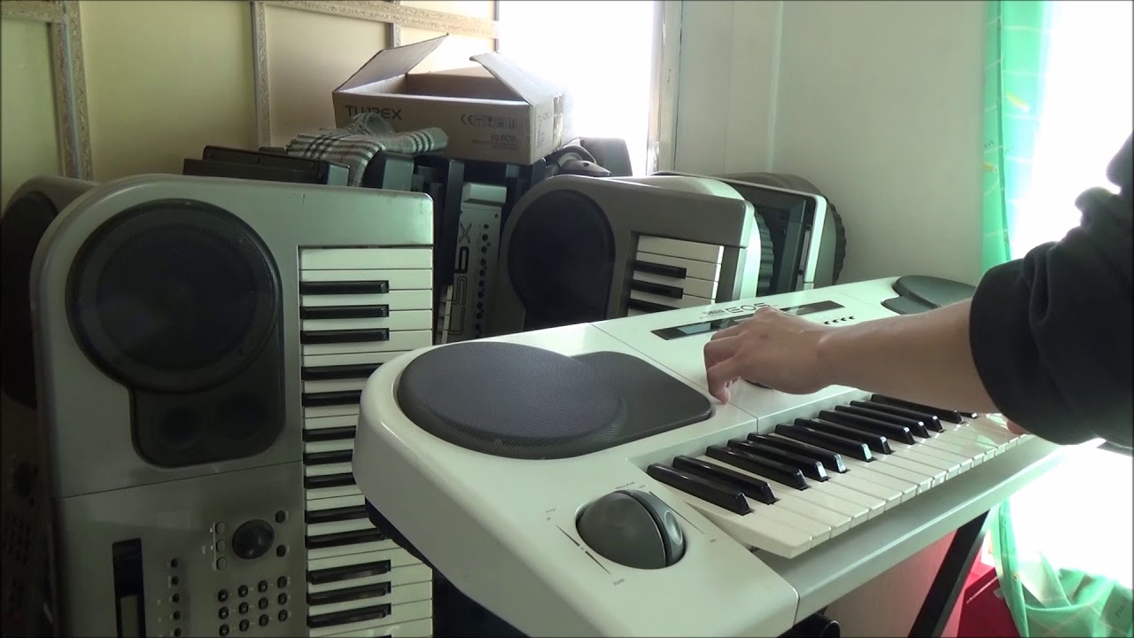 YAMAHA EOS B700 ストリングスの音色を作ったので演奏してみた小室哲哉