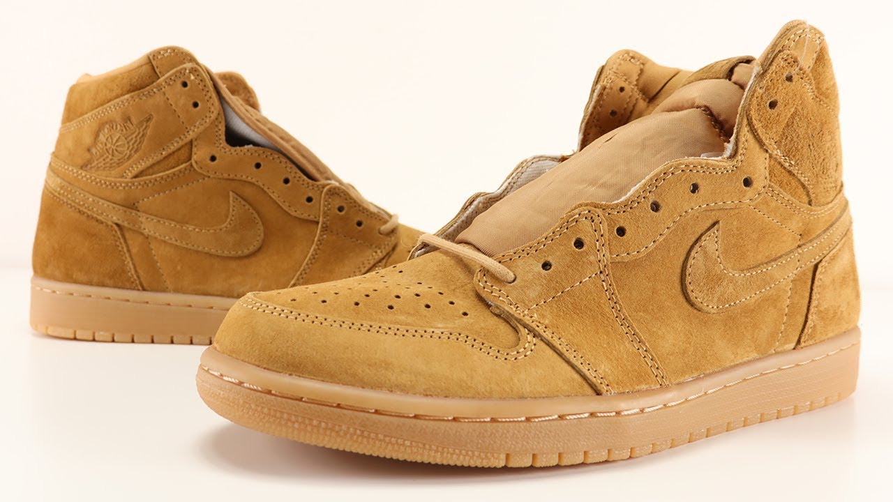 AIR JORDAN 1 WHEAT REVIEW - YouTube