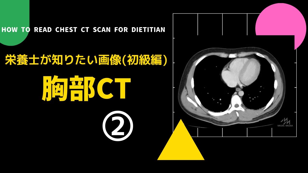 46の②【栄養士が知りたい画像(初級編)_胸部CT】How to Read Chest CT