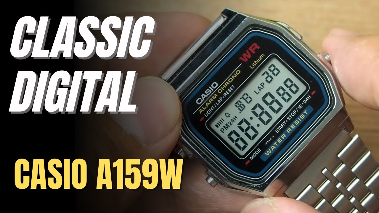 CASIO A159W Full Review, an F91W with Stainless Steel Strap