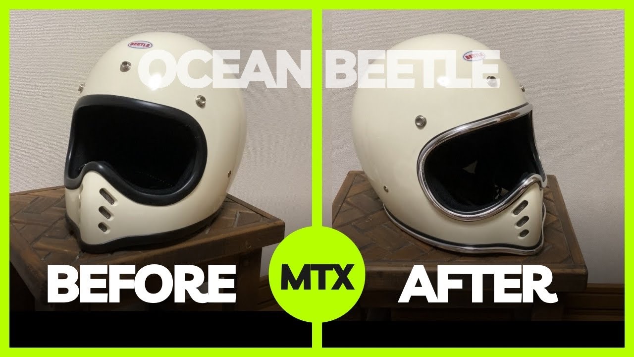 DIY】オーシャンビートルmtx メッキモールカスタム - YouTube