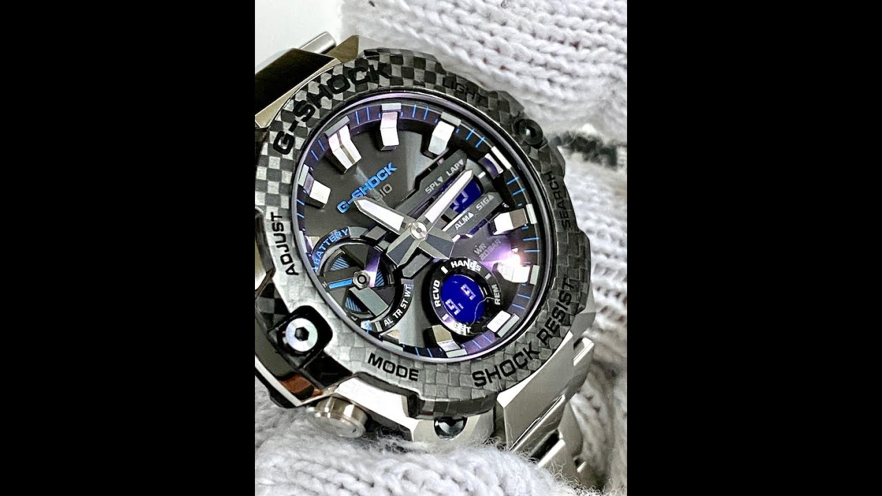 カシオ ジーショックG-STEEL、GST-B400XD-1A2JF - YouTube