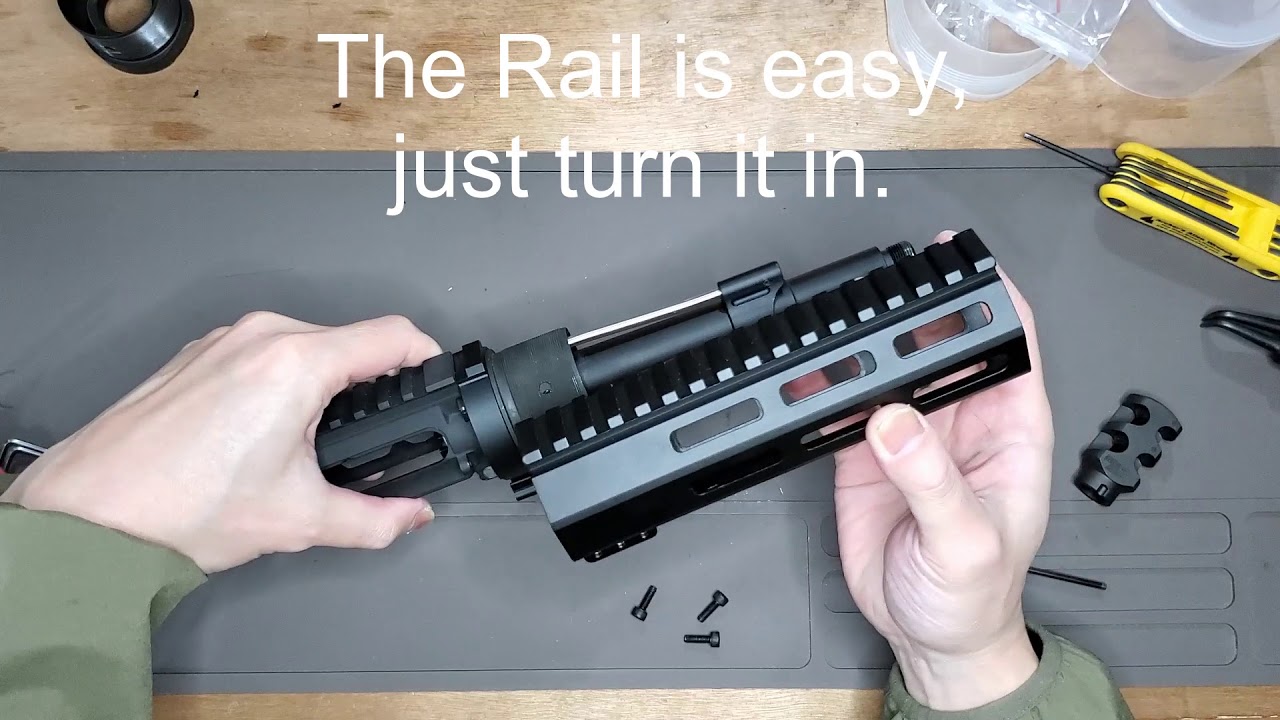 RGW 7インチ QD Takedown System M-LOK レールハンドガード