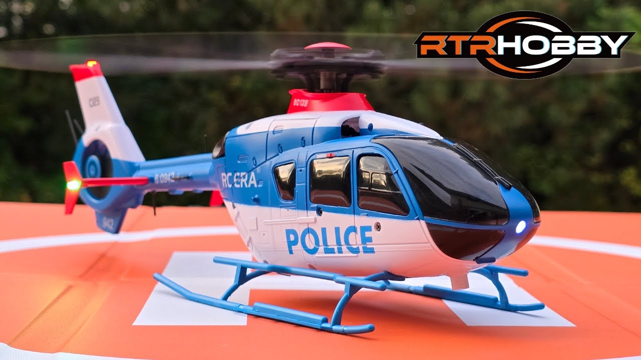 RC Helicopter - RCERA C123 RTF EC135 - First Flight - YouTube