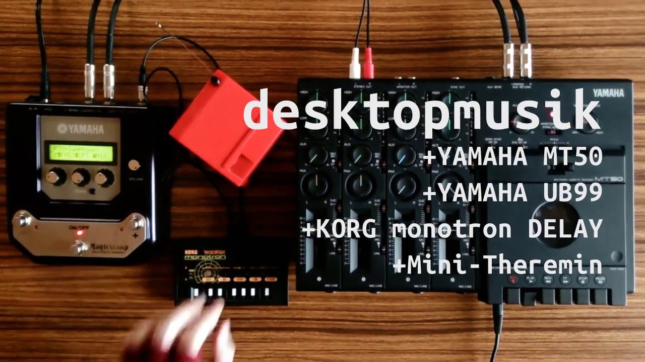 4 トラックカセット MTR、YAMAHA MT50 を修理する