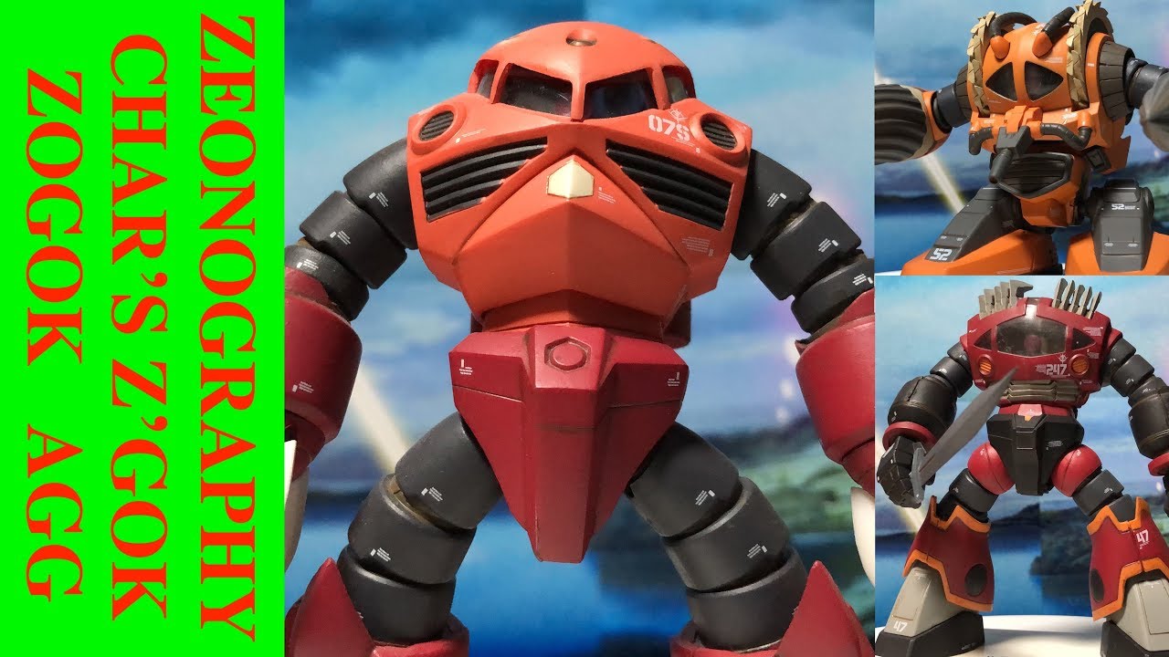 ZEONOGRAPHY #3009b MSM-07S CHAR Z'GOK MSM-08 ZOGOK EMS-05 AGG