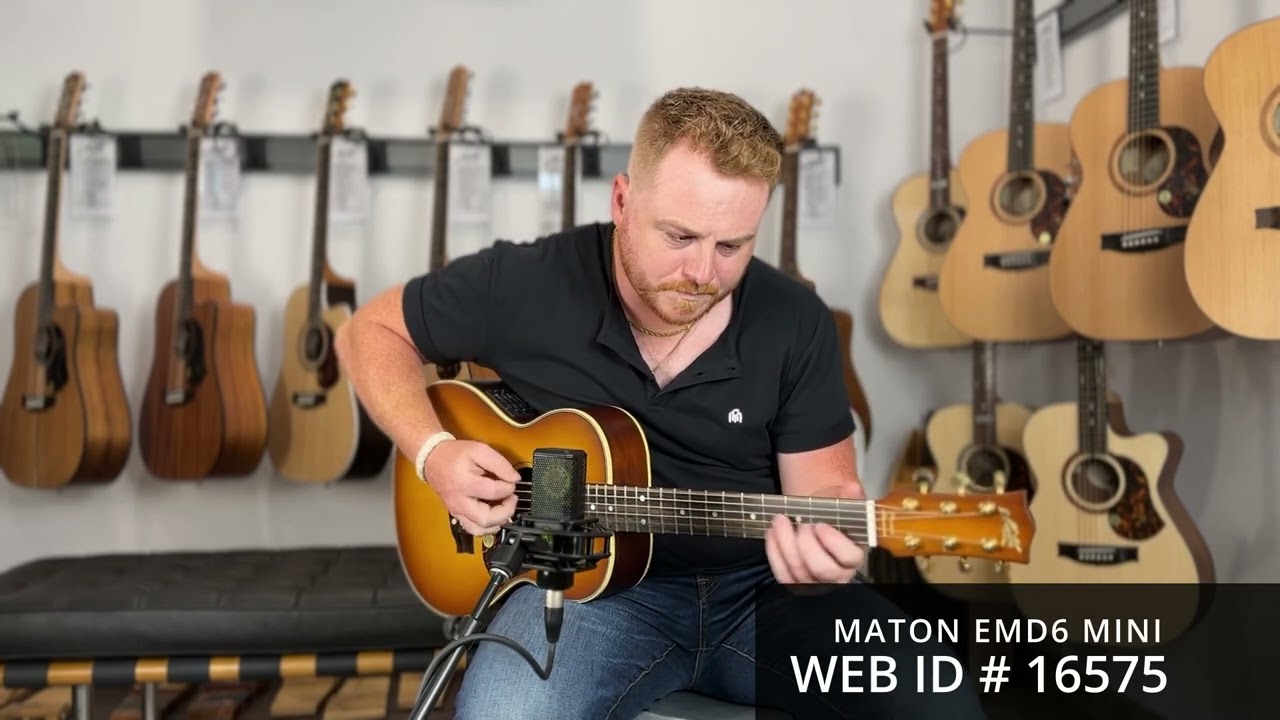 Maton Guitars EMD6 Diesel Mini #16575 - YouTube