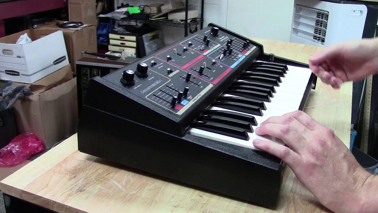 Alan's Moog/Realistic MG-1 (by Synthpro) - YouTube
