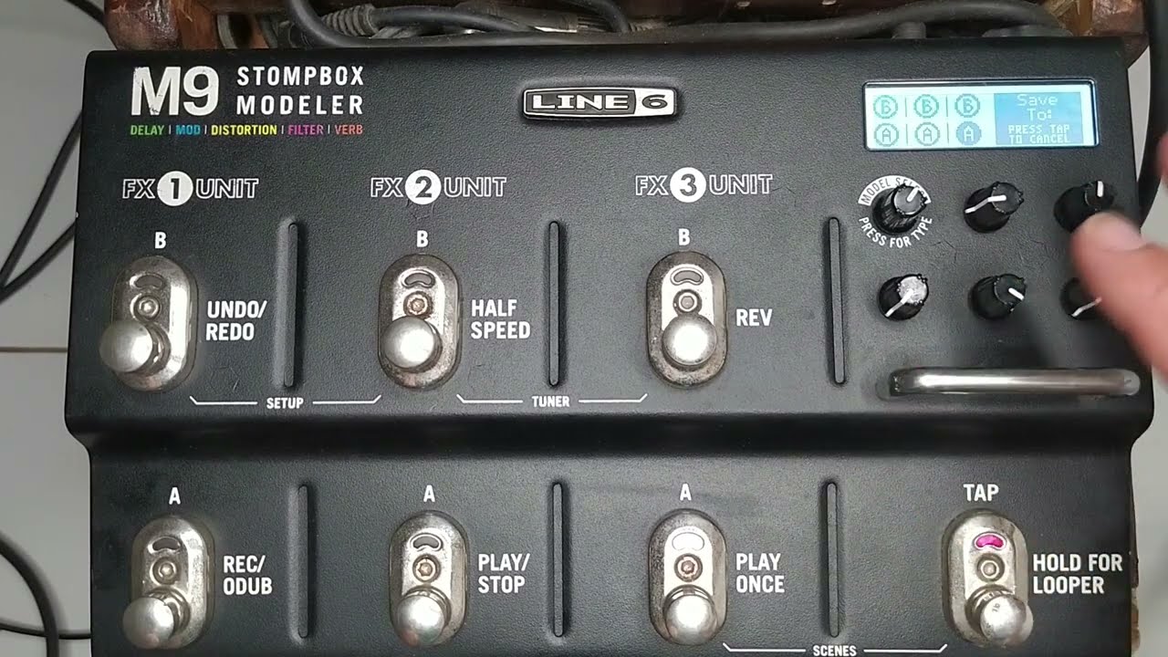 LINE 6 STOMPBOX M9 Configurações #1 - YouTube