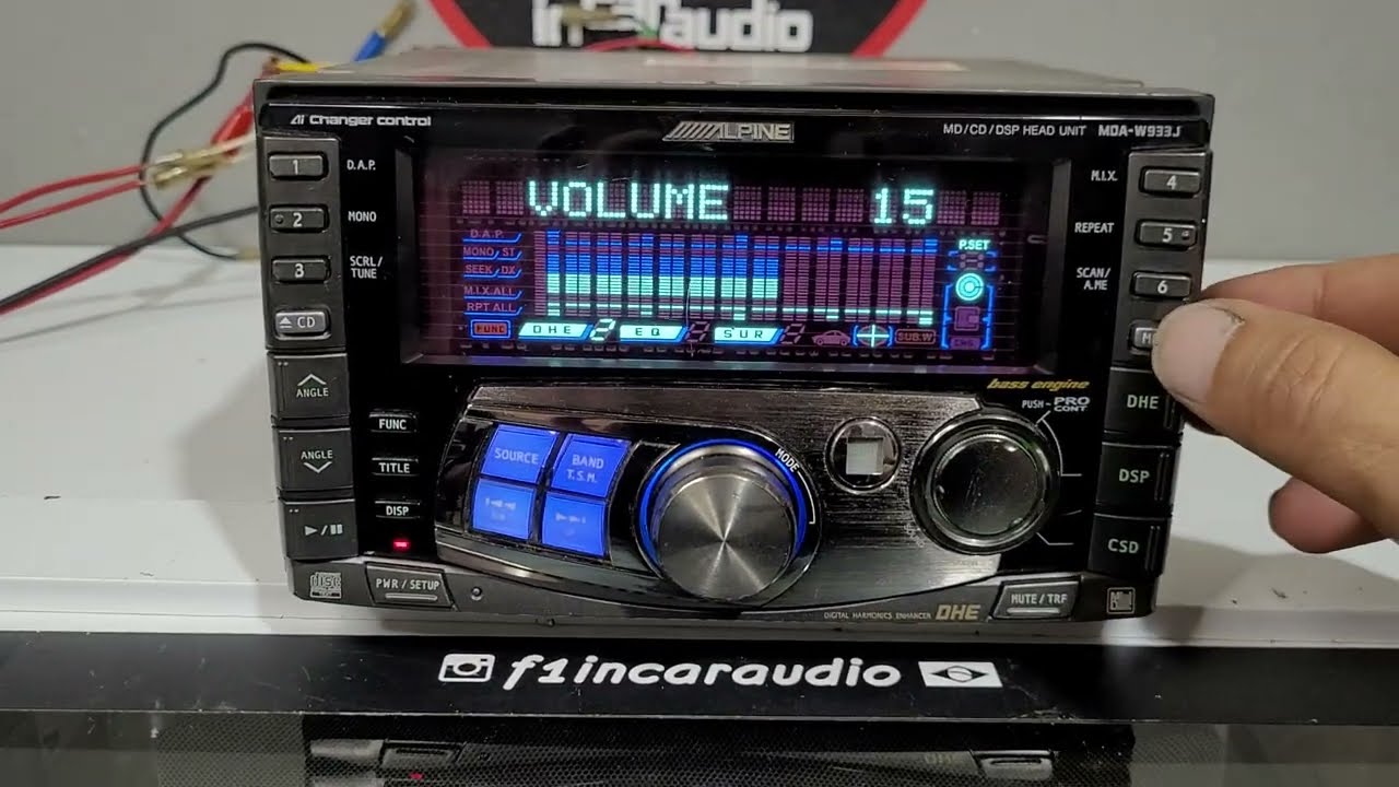 Alpine MDA-W933J (test for sale) - YouTube
