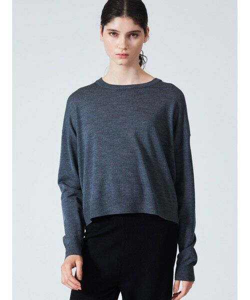 セール】 mizuiro ind ハイゲージクルーネックプルオーバー （ニット