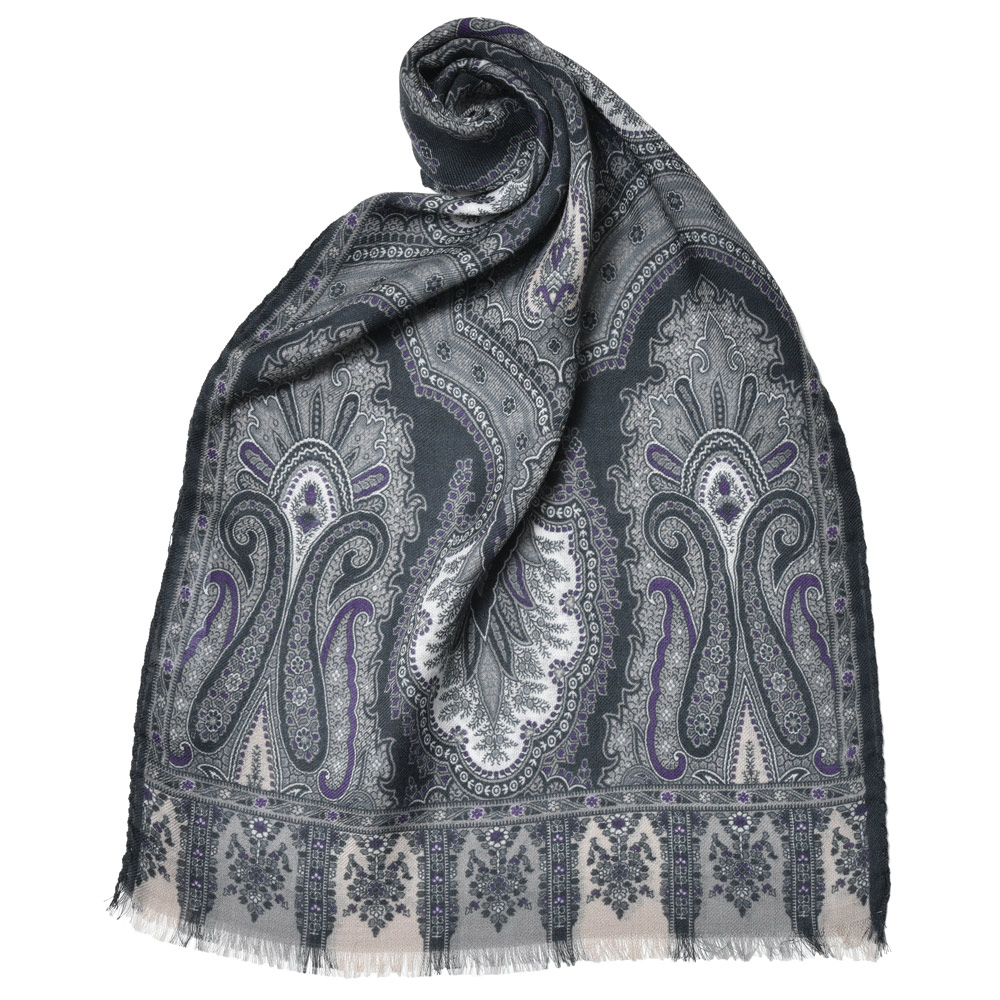 MILA SCHON MILANO（ミラ ショーン ミラノ）ウールシルクペイズリー