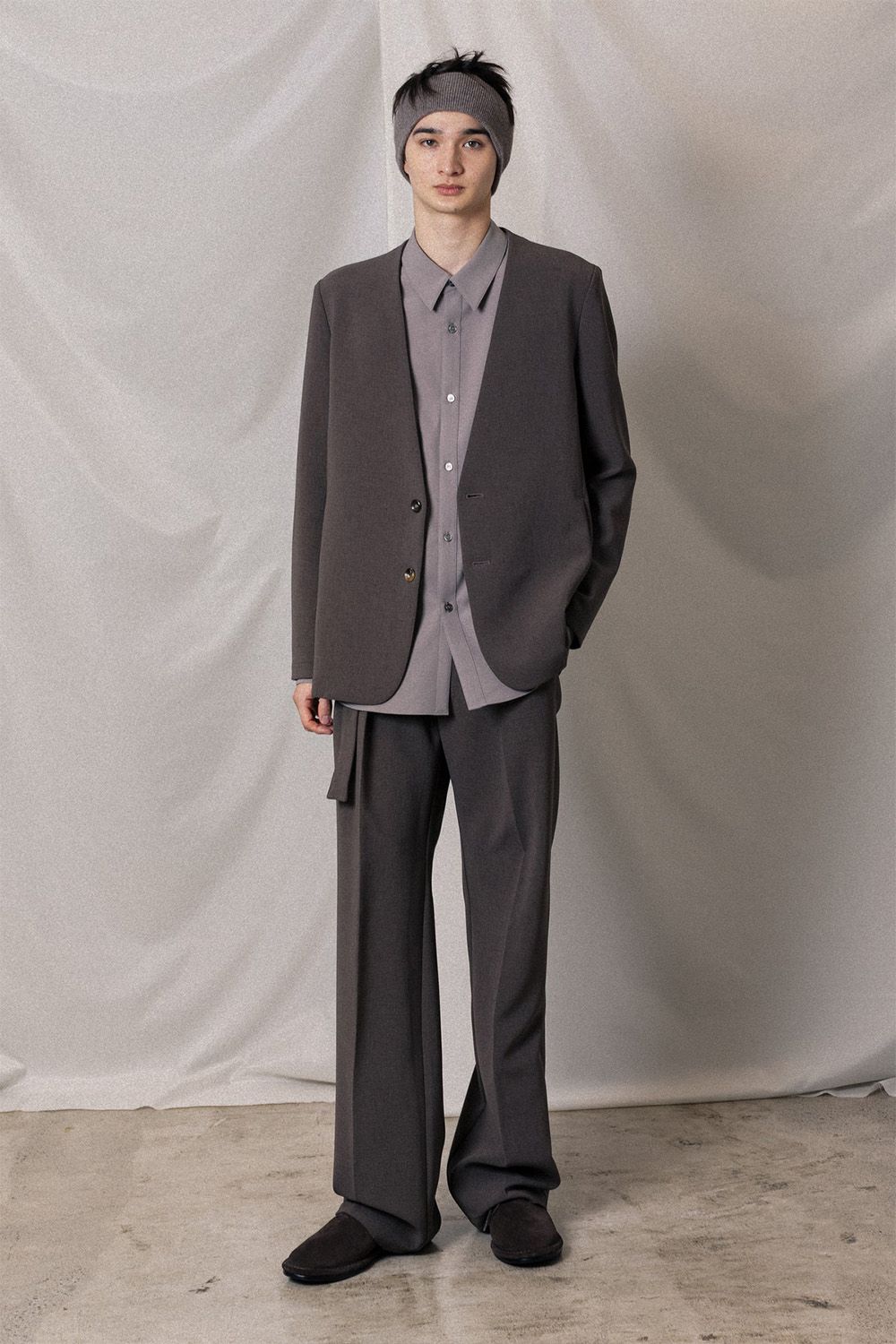 ATTACHMENT - ポリエステルストレッチダブルクロス 2Bジャケット