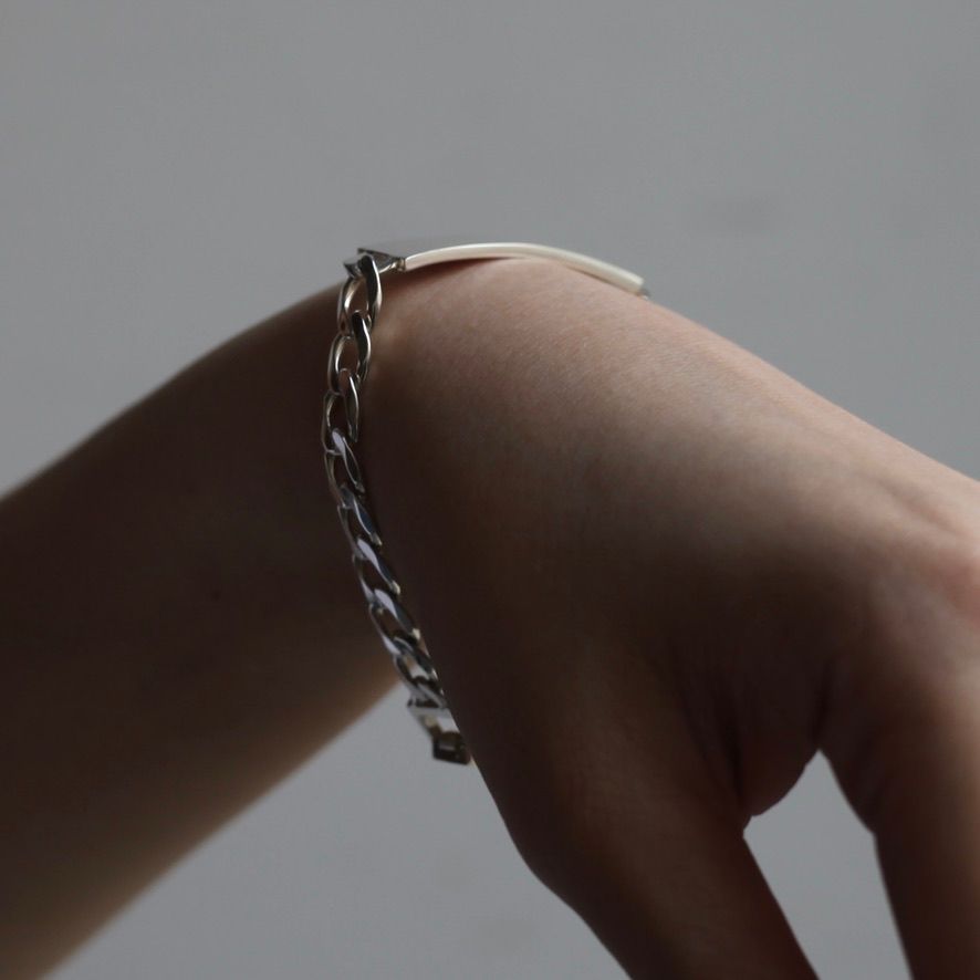 Garden of Eden - 【お取り寄せ注文可能】ID Bracelet_XL(SILVER